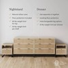 Nathan James Andrew and Mina Rattan Bedroom Set Light Oak - 4 of 4