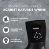 Master Rancher Work or Farm Boots Unisex Men's 11 Women's 13 Impervious to Water Heavy Duty Molded Rubber Sole for Rugged Terrain, Black - 3 of 4