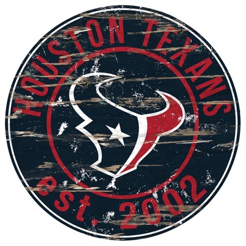 Nfl Houston Texans Established 12" Circular Sign : Target
