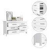 PAGED 3 Drawers Dresser Storage Cabinet with Superior Top and Metal Handles, Dresser for Bedroom - 2 of 4