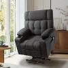Large Power Lift Recliner Chairs for Elderly,Cupholder,Remote Control,Side Pockets - 2 of 4