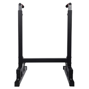BalanceFrom Steel Frame Multi-Functional Home Gym Exercise Fitness Dip Stand Station with Adjustable Height, 500 Pound Capacity - 1 of 4