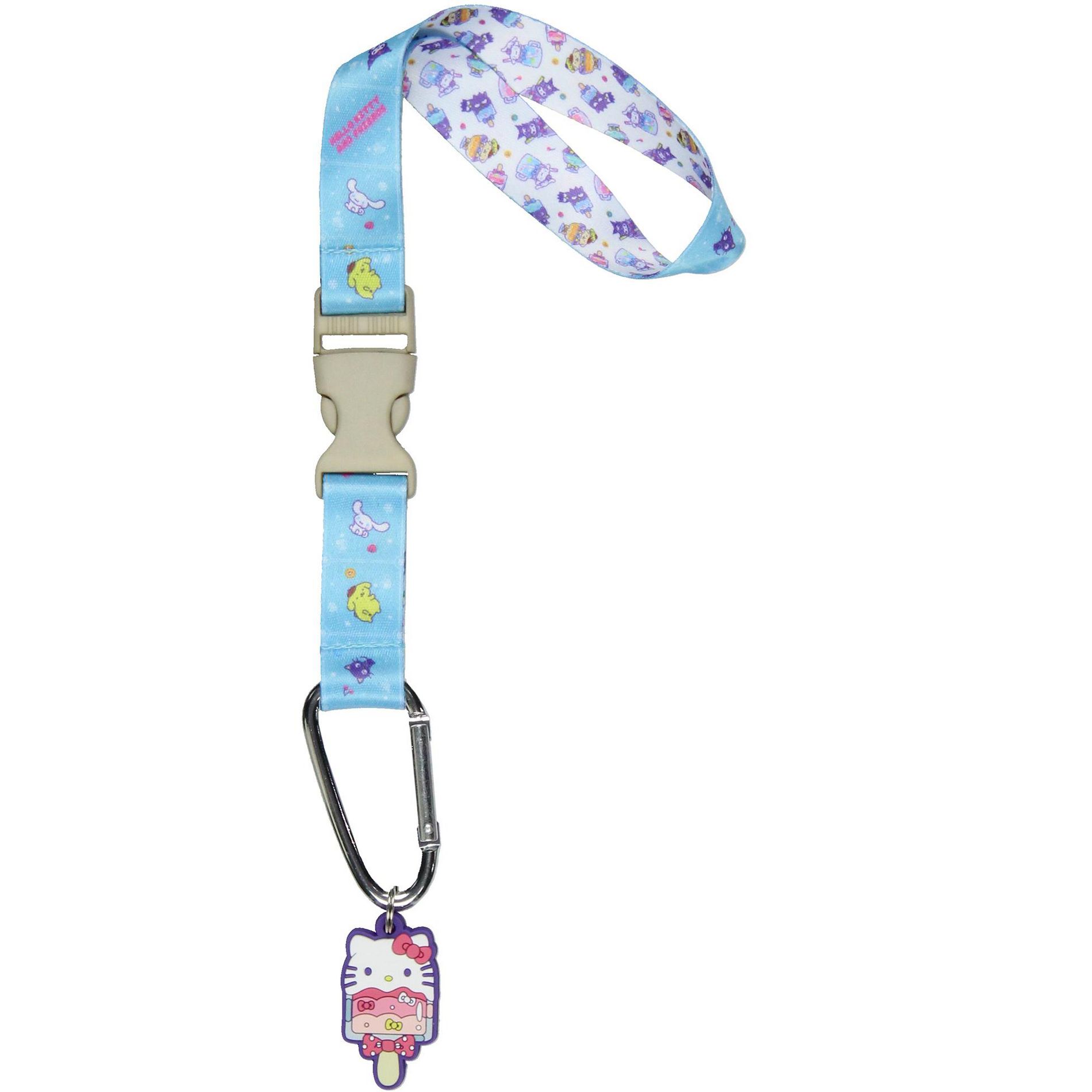 Hello Kitty Lanyard ID Badge Holder and Friends Ice Cream Wrist Strap Lanyard For Keys Keychain Wallet