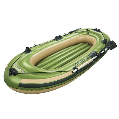 Bestway Hydro Force Voyager 300 96" Inflatable River Boat w/ Aluminum Raft Oars