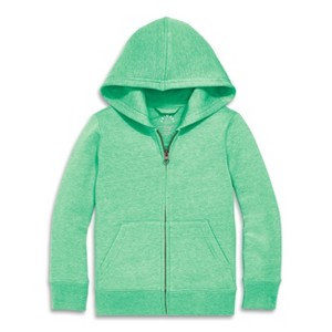 Primary Kids Cozy Fleece Zip Hoodie in Heather Grass Size 6-7 : Target