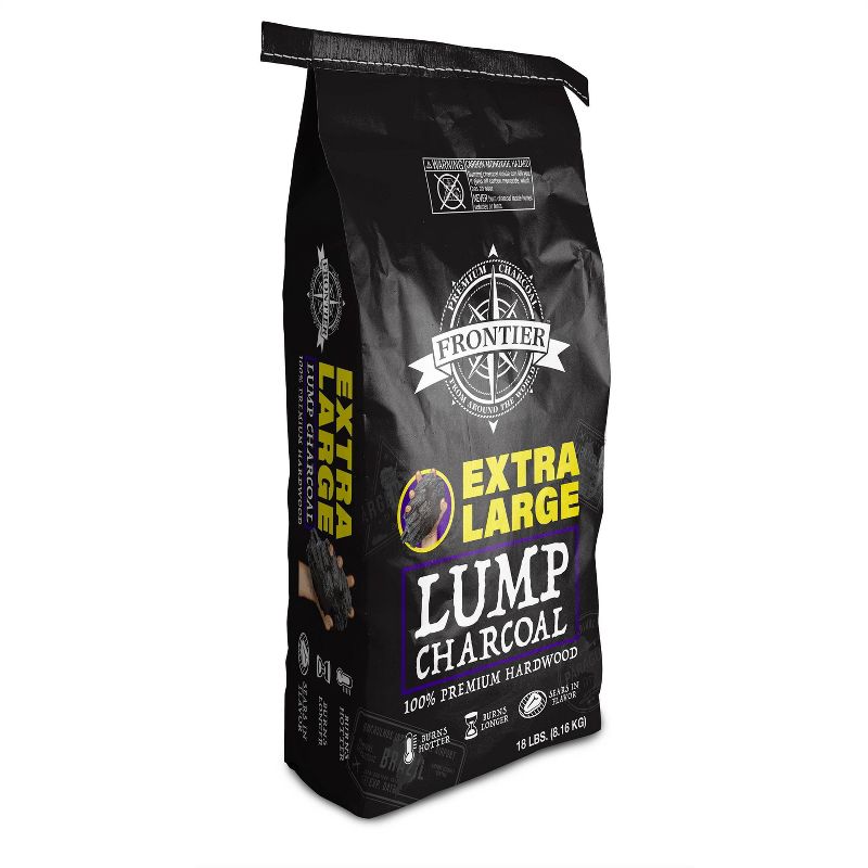 Frontier 18lbs Extra-Large Lump Charcoal, 3 of 12