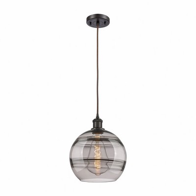 Rochester - 1 Light Cord Hung Mini Pendant In Industrial Style-11.63 Inches Tall and 10 Inches Wide