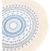 KITCHTIC Round Boho Placemats Spot Mats, White - image 2 of 4