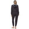 Felina - Aria 2-Piece Zip-Up Top & Jogger Lounge Set - French Terry with Velvet Trim Loungewear - 3 of 3