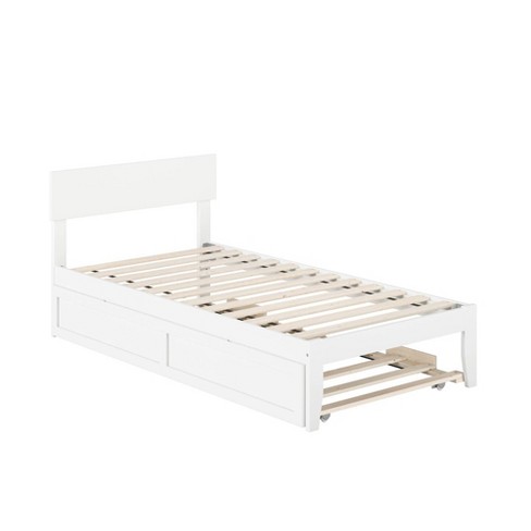 Twin Boston Bed With Trundle White - Afi : Target