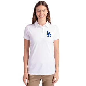 Los Angeles Dodgers Cutter & Buck Advantage Eco Tri-Blend Pique Womens Polo - White - 3X Large - 1 of 1