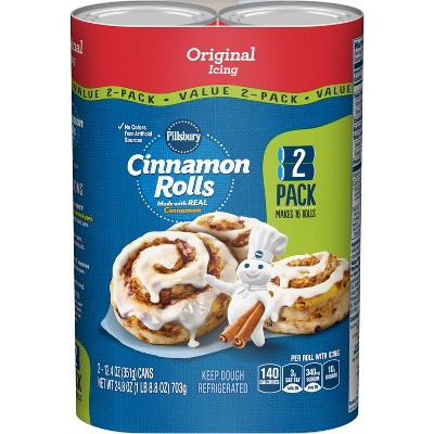 Pillsbury Cinnamon Rolls with Icing - 2pk/12.4oz Cans