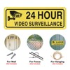 Unique Bargains Reflective UV Protected Waterproof Security Camera Sign 4 Pcs - 4 of 4