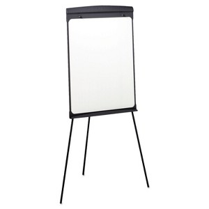 Quartet Magnetic Dry Erase Easel 27 x 35 White Surface Graphite Frame 67E - 1 of 4