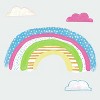 RoomMates Pattern Rainbow Peel and Stick Giant Wall Decal - 3 of 4
