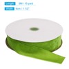 Unique Bargains Soft Single Face Spool Silky Velvet Ribbon for Bouquets DIY Crafts - 2 of 3