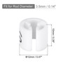Unique Bargains Plastic Fit 0.14 Inch Rod Round Clothes Hanger Marker Size Tag 100 Pcs - 2 of 4