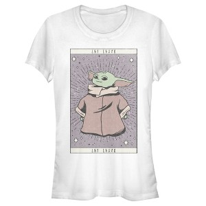 Juniors Womens Star Wars The Mandalorian The Child Simple Robe T-Shirt - 1 of 3