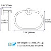 MIXXIDEA Oval Towel Ring Bundle with Toilet Paper Holder - 4 of 4