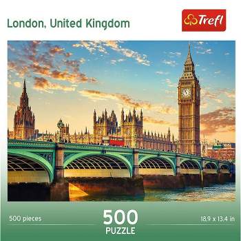 Trefl London United Kingdom 500pc Puzzle: Brain Exercise, Travel Theme, Gender Neutral, Creative Thinking, 10+ Years