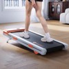DeerRun 12% Auto Incline 35.43 x 16.92 In Belt Smart Walking Pad Treadmill 0.6-3.8 Mph With PitPat APP - 4 of 4