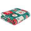 Cozy Printed Throw Christmas Collection Blanket - 300 GSM Fleece Throw Size Blanket for Home Decoration - 4 of 4