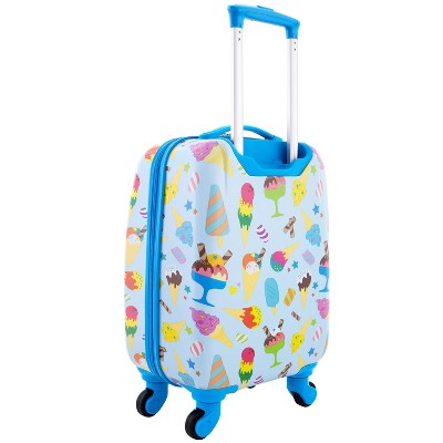 Kids' Ice Cream Print 5-Piece Hard Shell Spinner Luggage Set
