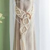 Tree City Boho Cotton Rope with Tassel Tieback Natural Style Curtain Tiebacks set of 4(2 pairs) - 2 of 4