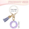 Unique Bargains Resin Lightweight Decorative Sparkling Purple Sequins Tumbler Cup Charm - 2 of 4