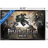 Trends International Attack on Titan: Season 4 - Collage Framed Wall Poster Prints - 3 of 4