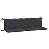 vidaXL Garden Bench Cushions 2 pcs Black 70.9"x19.7"x2.8" Oxford Fabric - 2 of 4