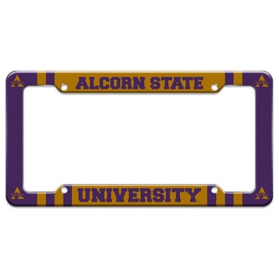 Alcorn State University Logo License Plate Tag Frame