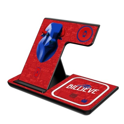 Keyscaper Buffalo Bills 2024 Edition 15-Watt 3 in 1 Charging Station