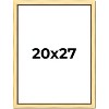 PosterPalooza | Simple Gold Picture Frame - UV Acrylic, Foam Board Backing, Hanging Hardware - 2 of 4