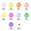 Unique Bargains 8mm 4mm Round Glass Beads for Bracelets for Bracelet Making DIY Crafts Assorted Color 380 Pcs - 2 of 4