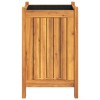 vidaXL Garden Planter Natural wood Solid acacia wood - 4 of 4