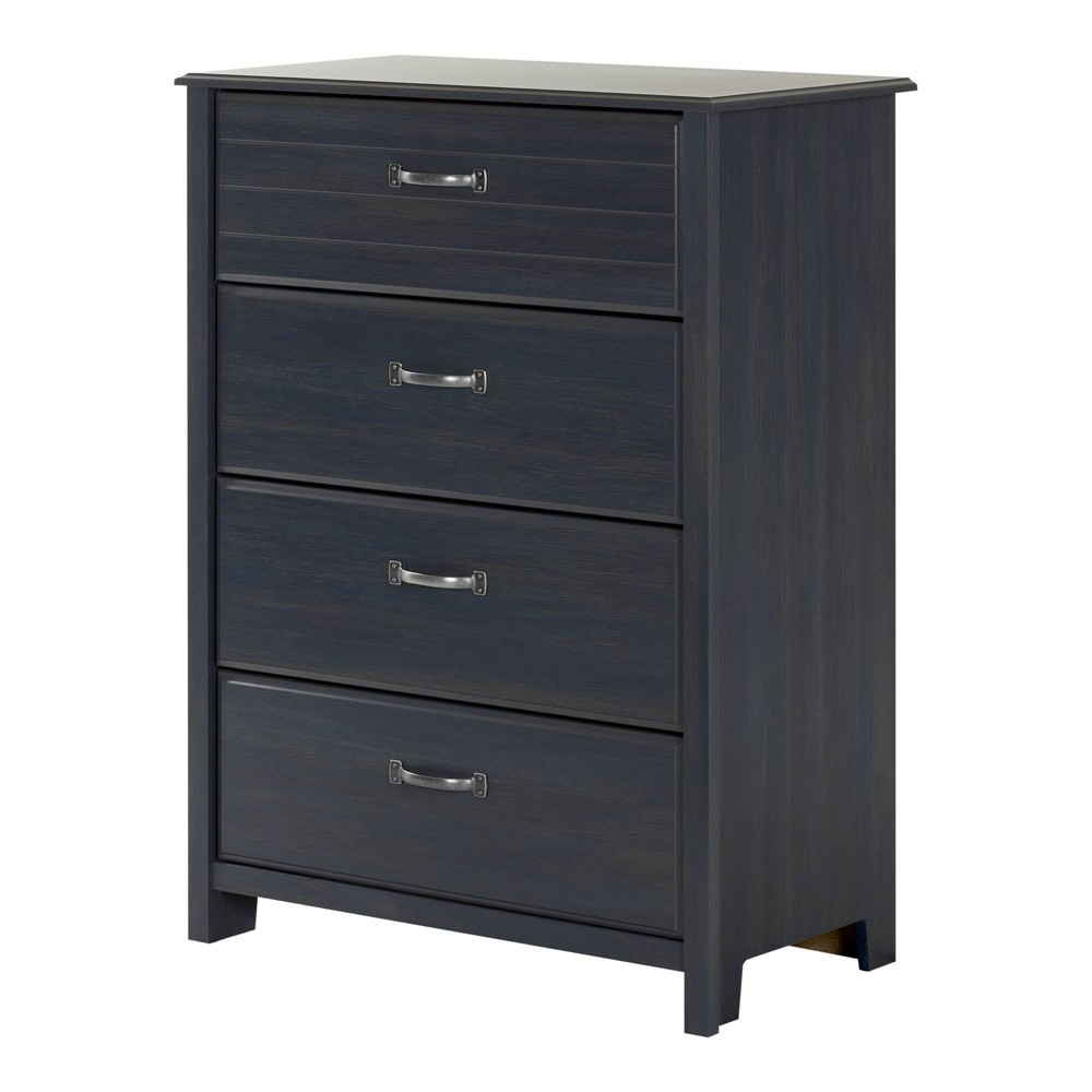 Photos - Dresser / Chests of Drawers Ulysses 4 Drawer Kids' Chest Blueberry - South Shore