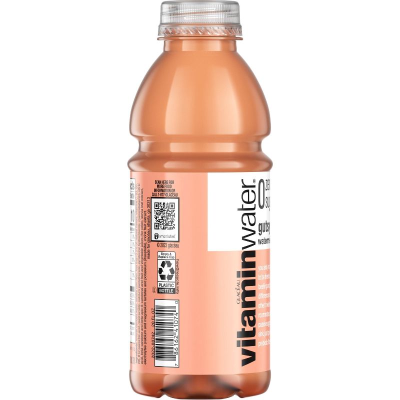 vitaminwater zero Watermelon Peach - 20 fl oz Bottle, 4 of 13