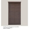 Home Basics Cordless 2-inch Embossed Faux Wood Blind Distressed Walnut - 2 of 4