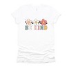 Simply Sage Market Be Kind Checkered Flowers Short Sleeve Tee - 2 of 4