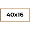 PosterPalooza | Panoramic Classic Modern Gold Frame - UV Acrylic, Foam Board Backing, Hanging Hardware - 2 of 4