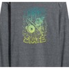 Men's - Instant Message - Less Hate More Skate Long Sleeve Graphic T-Shirt - 2 of 4