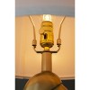 Metal Table Lamp Comes with Various Base Styles and a Hemp Lampshade for Modern Bedside Tables Desks Living Rooms - 4 of 4