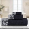 Charming Floral Accent Cotton Towel Set by Blue Nile Mills - 2 of 4