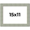 PosterPalooza | Sculpted Blue Picture Frame - UV Acrylic, Backing Board, Hanging Hardware Included - 2 of 4