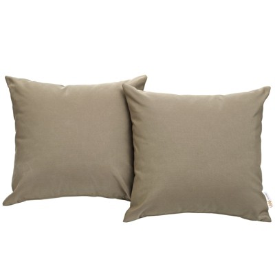 Modway Convene Two Piece Outdoor Patio Pillow Set