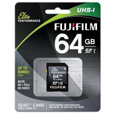 Fujifilm 64GB Class 10 UHS-1 SDXC Memory Card