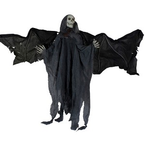 Northlight 50" LED Lighted and Animated Winged Grim Reaper Halloween Decoration - 1 of 4