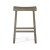Maven Lane Vincent Backless Wooden Counter Stool 27" - 2 of 4