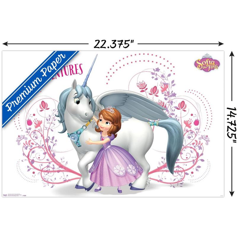 Trends International Disney Sofia The First - Unicorn Adventures Unframed Wall Poster Prints, 3 of 7